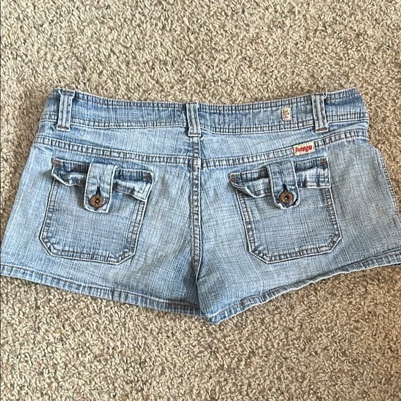 Y2K Vintage Micro BONGO Jean Shorts - Picture 2 of 10